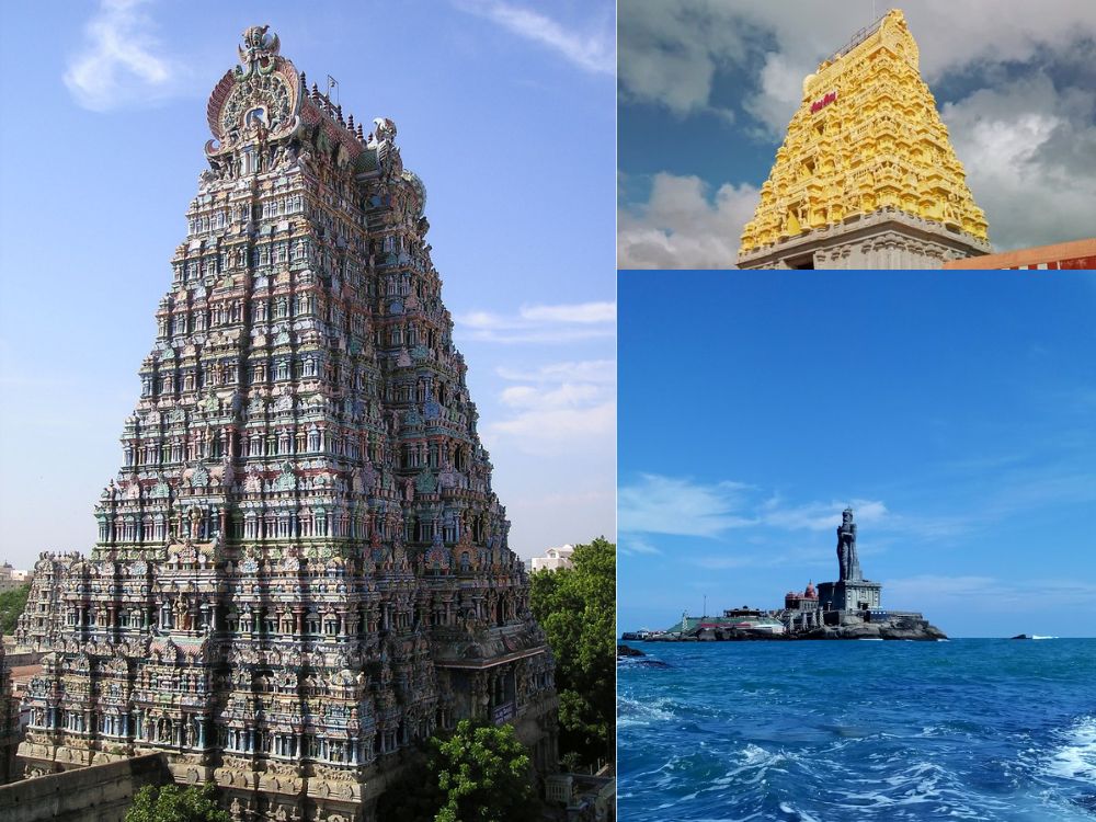 Rameshwaram Kanyakumari Temple Tour with Madurai - Tamil Nadu Tour Package | Sky Globals